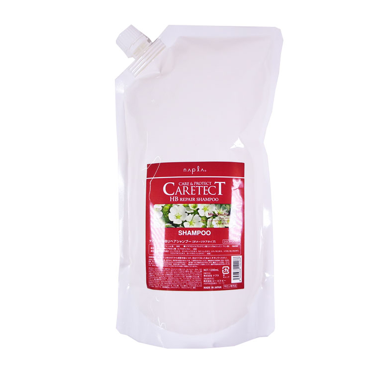 【ナプラ】ケアテクトHBリペアシャンプー(ダメージケアタイプ)取り扱い無 詰め替え:1200ml