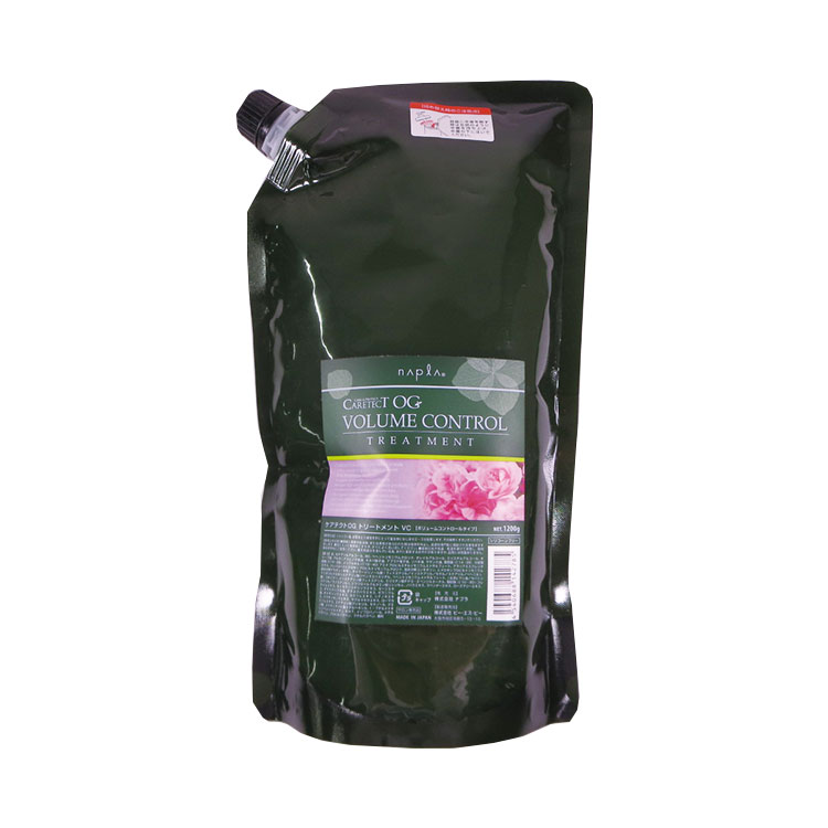 【ナプラ】ケアテクトOG トリートメントVC(ボリュームコントロールタイプ)取り扱い無 詰め替え:1200g