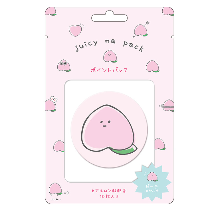 ポイントパック Juicy Na Pack 10枚入り ピーチ ピーチ ビジター表示商品 ファンビ寺内ネットストア