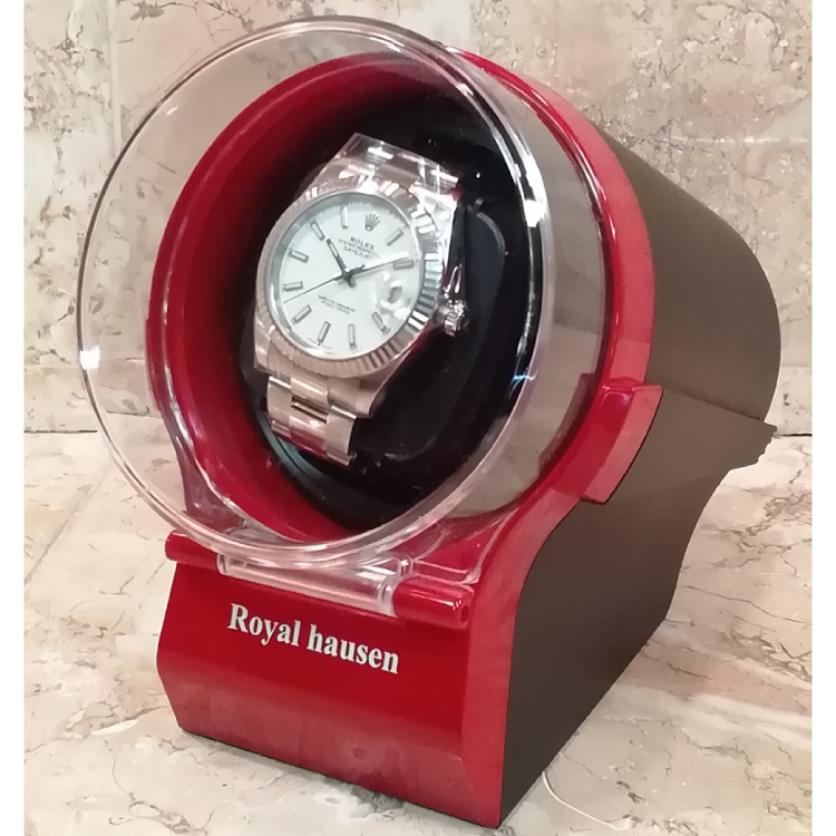 【Royal hausen】ロイヤルハウゼン ワインダー 1本用 レッド(11×18×15cm レッド): ビジター表示商品｜ファンビ寺内ネットストア