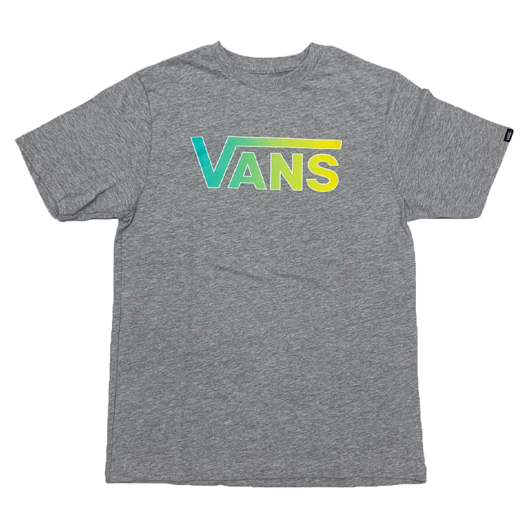 Vans ヴァンズ 半袖ロゴレディースtシャツ グレー M ｍ グレー ビジター表示商品 ファンビ寺内ネットストア