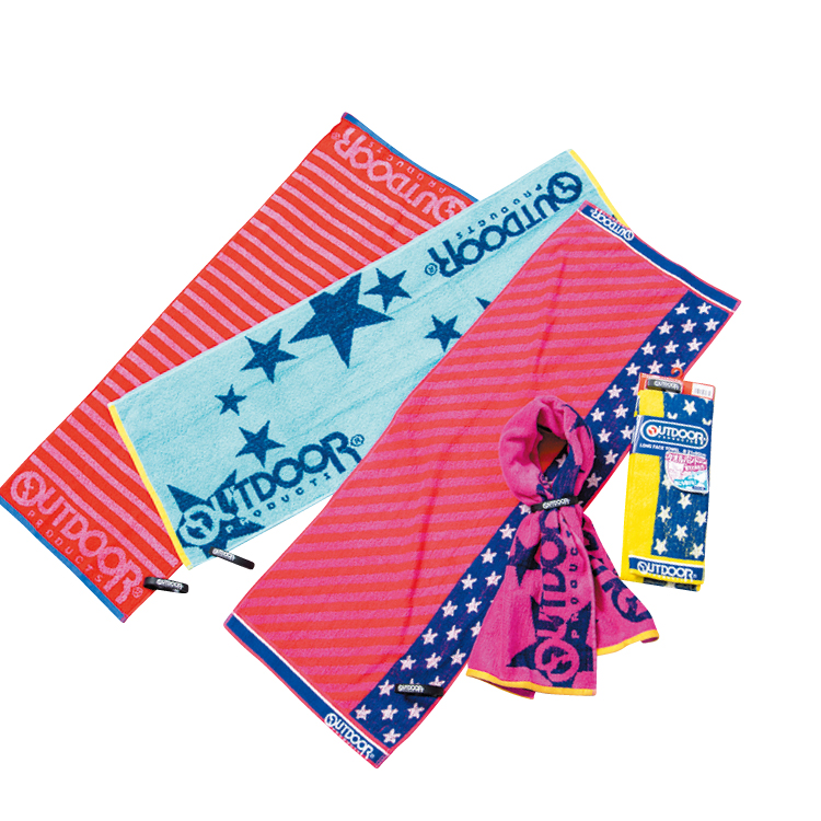 5周年 Outdoor ロングフェイスタオル5p ビジター表示商品 ファンビ寺内ネットストア