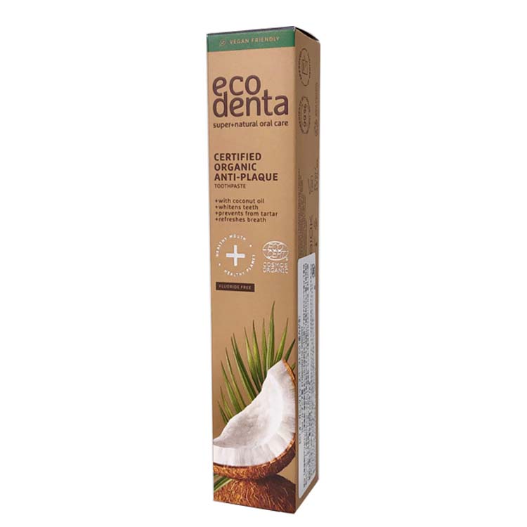 Eco Denta エコデンタ オーガニック トゥースペースト ココナッツオイル ココナッツオイル ビジター表示商品 ファンビ寺内ネットストア