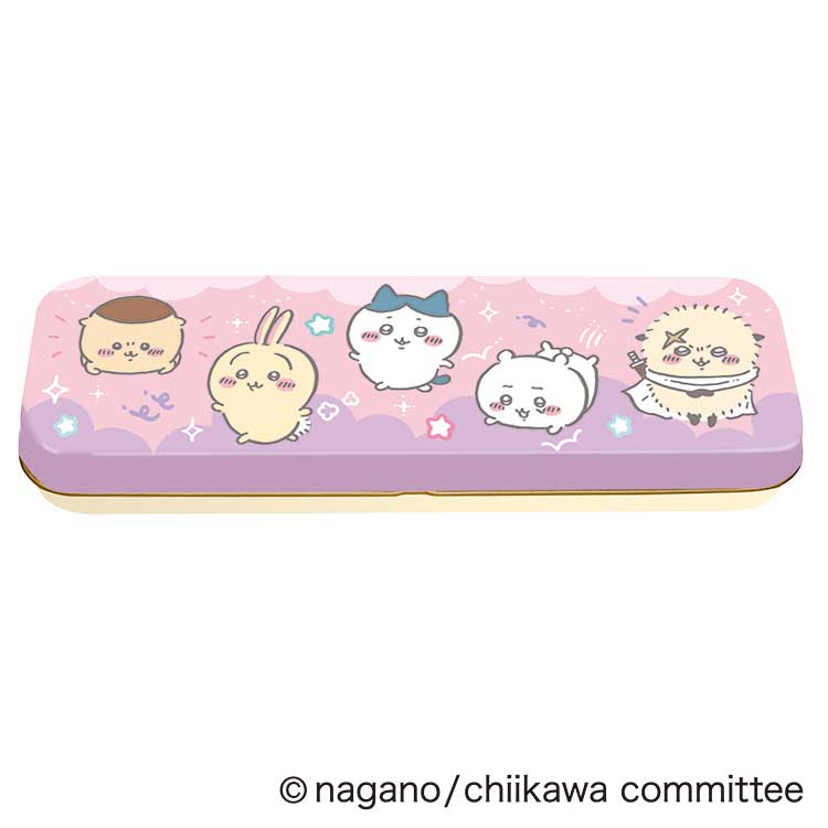 23年バレンタイン キャラクター ちいかわ チョコ缶 ピンクふわふわ ピンクふわふわ ビジター表示商品 ファンビ寺内ネットストア