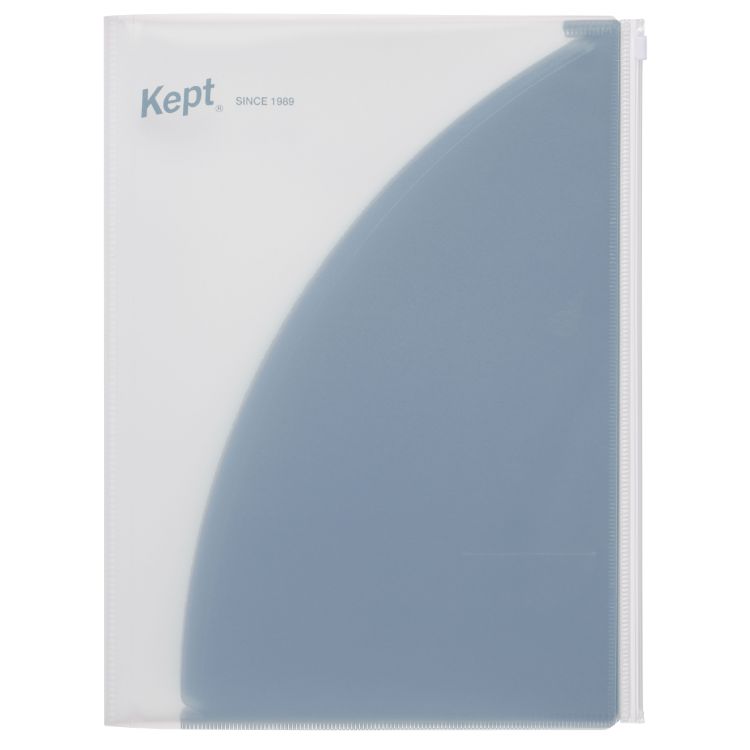 Kept6ポケットファイルA4 ブルーグレー ブルーグレー