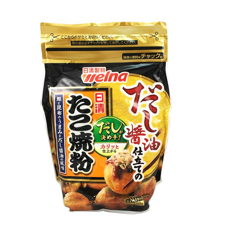 日清 だし醤油仕立てのたこ焼粉