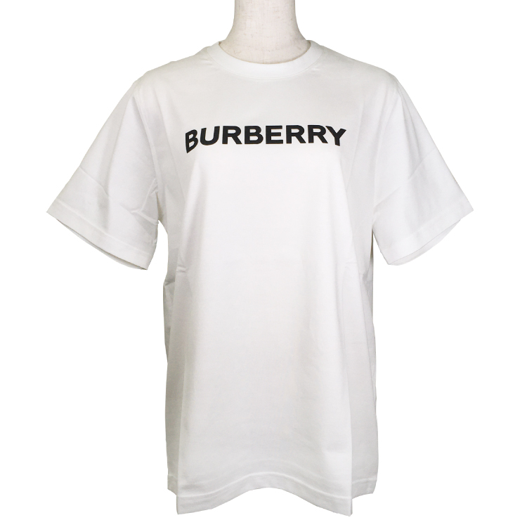 激安挑戦中 BURBERRY バーバリー ロゴプリントTシャツ ブラック L