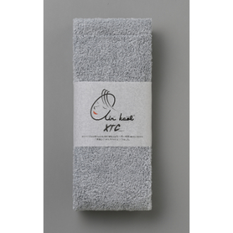 エアーかおる エクスタシー フェイスタオル グレー