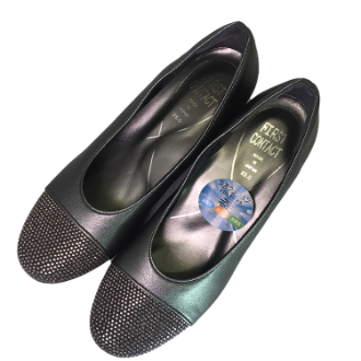 〔FIRST CONTACT〕コンフォートシューズ　39606 22.5cm スチール