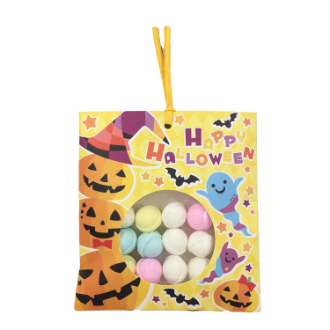 [2026ハロウィン]ハロウィン　紐付小袋ボールラムネ　３袋セット