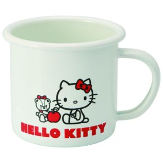 ハローキティ&タイニーチャム サンリオ ホーロー マグカップ