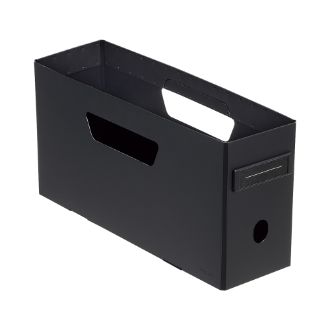 ボックスファイル ロータイプ ブラック