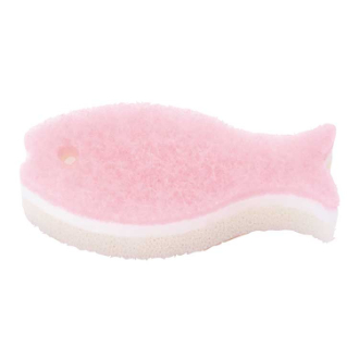 【MARNA】マーナ　おさかなスポンジ　ピンク