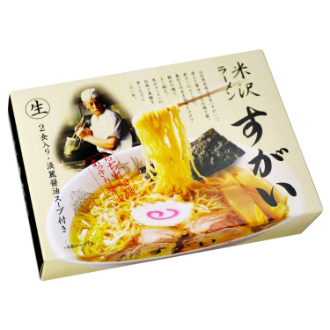 米沢ラーメン すがい　醤油味（2食セット）