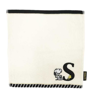 【SNOOPY】スヌーピー　ふわふわイニシャルS