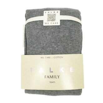 【FALKE】ファルケ　ファミリーコットン混タイツ　グレー　40-42