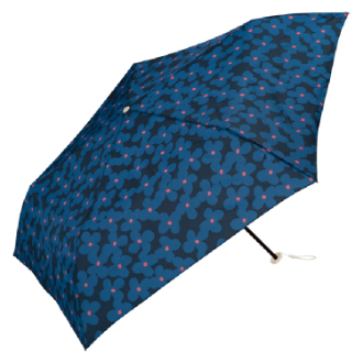 【WPC】超軽量 折りたたみ傘　雨晴兼用　クッカmini　ネイビー