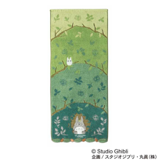 となりのトトロ 森のトンネル フェイスタオル