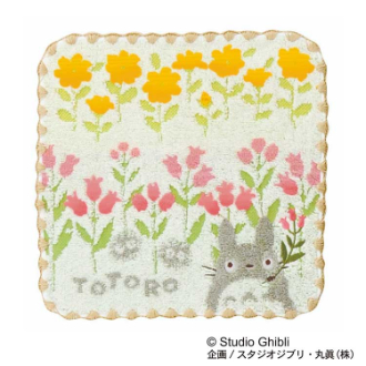 となりのトトロ 野花 ミニタオル