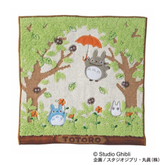 となりのトトロ 木陰の散歩 ミニタオル