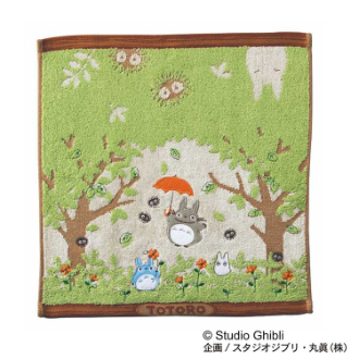となりのトトロ 木陰の散歩 ウォッシュタオル
