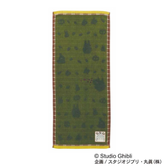となりのトトロ オータムグリーン フェイスタオル