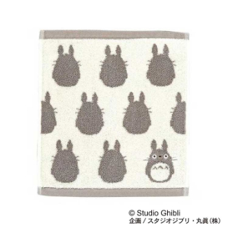 となりのトトロ 大トトロシルエット ウォッシュタオル