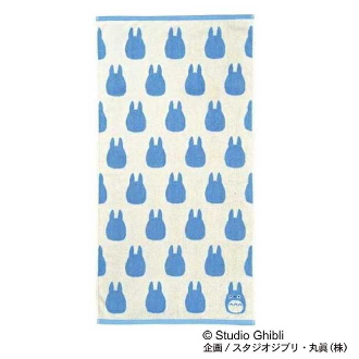 となりのトトロ 中トトロシルエット バスタオル