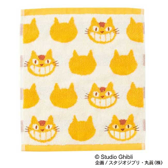 となりのトトロ にんまりネコバス ウォッシュタオル