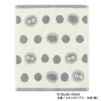 となりのトトロ 水玉クロスケ ウォッシュタオル