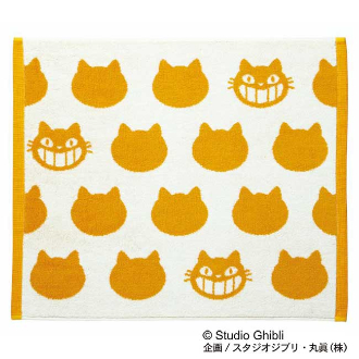 となりのトトロ ネコバスシルエット タオルバスマット