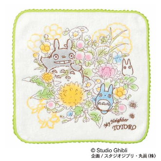 となりのトトロ 春の花束 ミニタオル