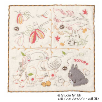 となりのトトロ 秋のいろどり ミニタオル