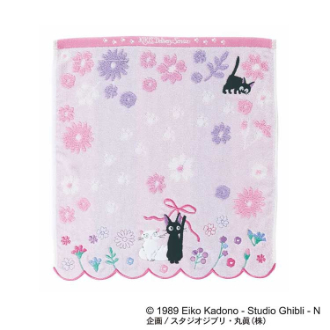 魔女の宅急便 フラワーレーン ウォッシュタオル