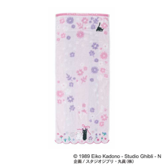 魔女の宅急便 フラワーレーン フェイスタオル