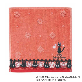 魔女の宅急便 レースジジ ミニタオル