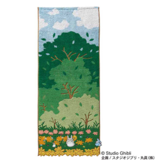 となりのトトロ くすの木の下で フェイスタオル