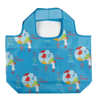 ココちゃん 底板付きエコバッグ Ｍ アース