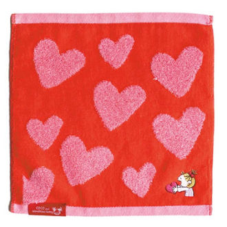 ココちゃん ハンドタオル ハート