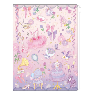 クローズピン たけいみきジッパー付6ポケットクリアファイル CF15680