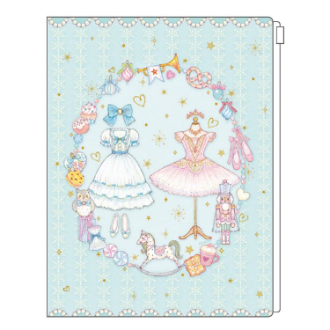 クローズピン たけいみきジッパー付6ポケットクリアファイル CF15681