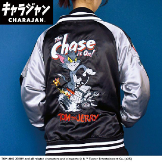 スカジャン　トムとジェリー トムチェイス