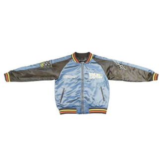 バック・トゥ・ザ・フューチャー スカジャン（Ｌ）「タイムブルー」