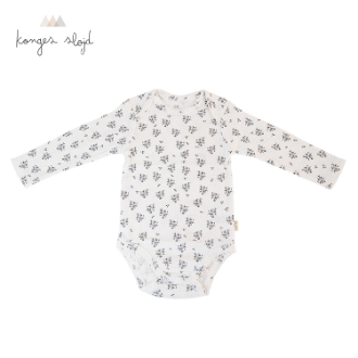 【KongesSloejd】コンゲススロイド　ベビー 長袖 ボディスーツ　ブルーベル　18M