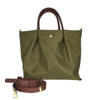 【Legato Largo】肩楽　2WAY ショルダーバッグ　オリーブ