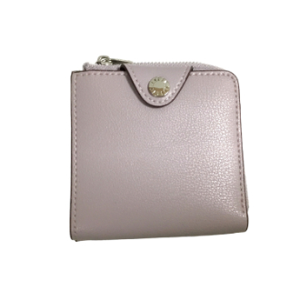 【Legato Largo】軽量ボンディング 薄いサイフ  折財布　ラベンダー
