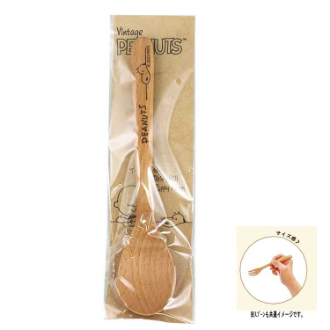 【SNOOPY】スヌーピー　木製スプーン M デスク