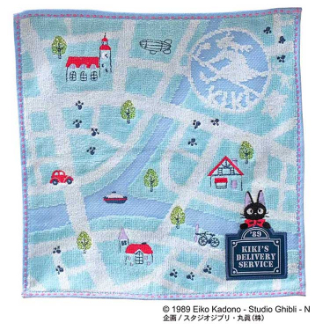 魔女の宅急便 ジジ タウンマップ ミニタオル