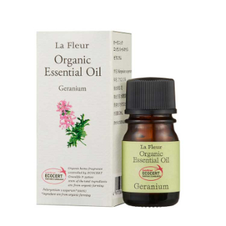 ラ・フルール オーガニック エッセンシャルオイル ゼラニウム 2ml