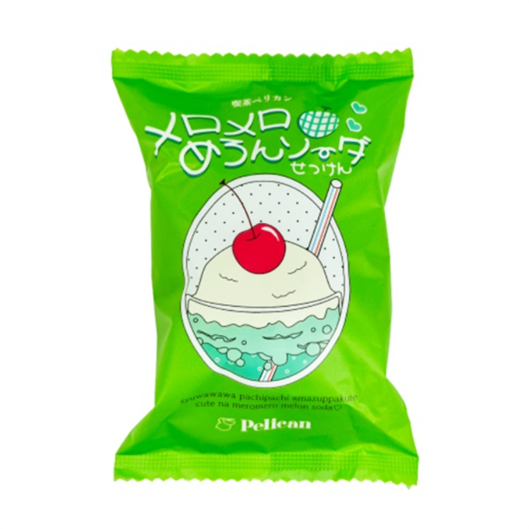 喫茶ペリカン メロメロめろんソーダ せっけん
